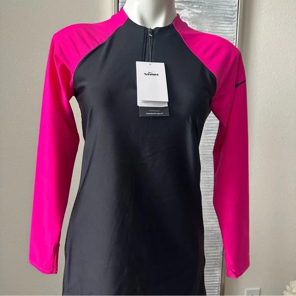 Nike Victory Long-Sleeve Swim Dress Size XS Swim
